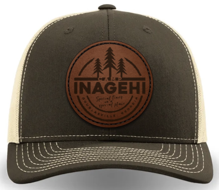 Camp Leather Patch Trucker Hat - Image 3