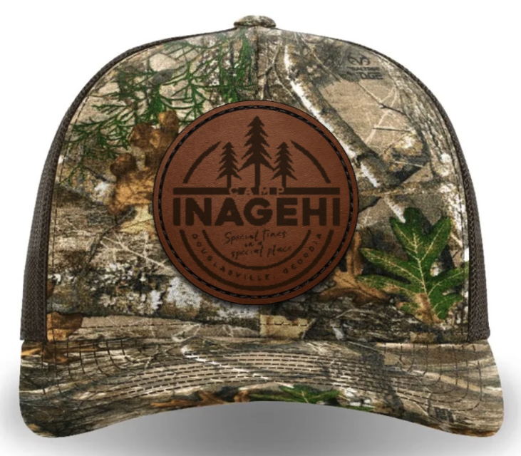 Camp Leather Patch Trucker Hat - Image 2